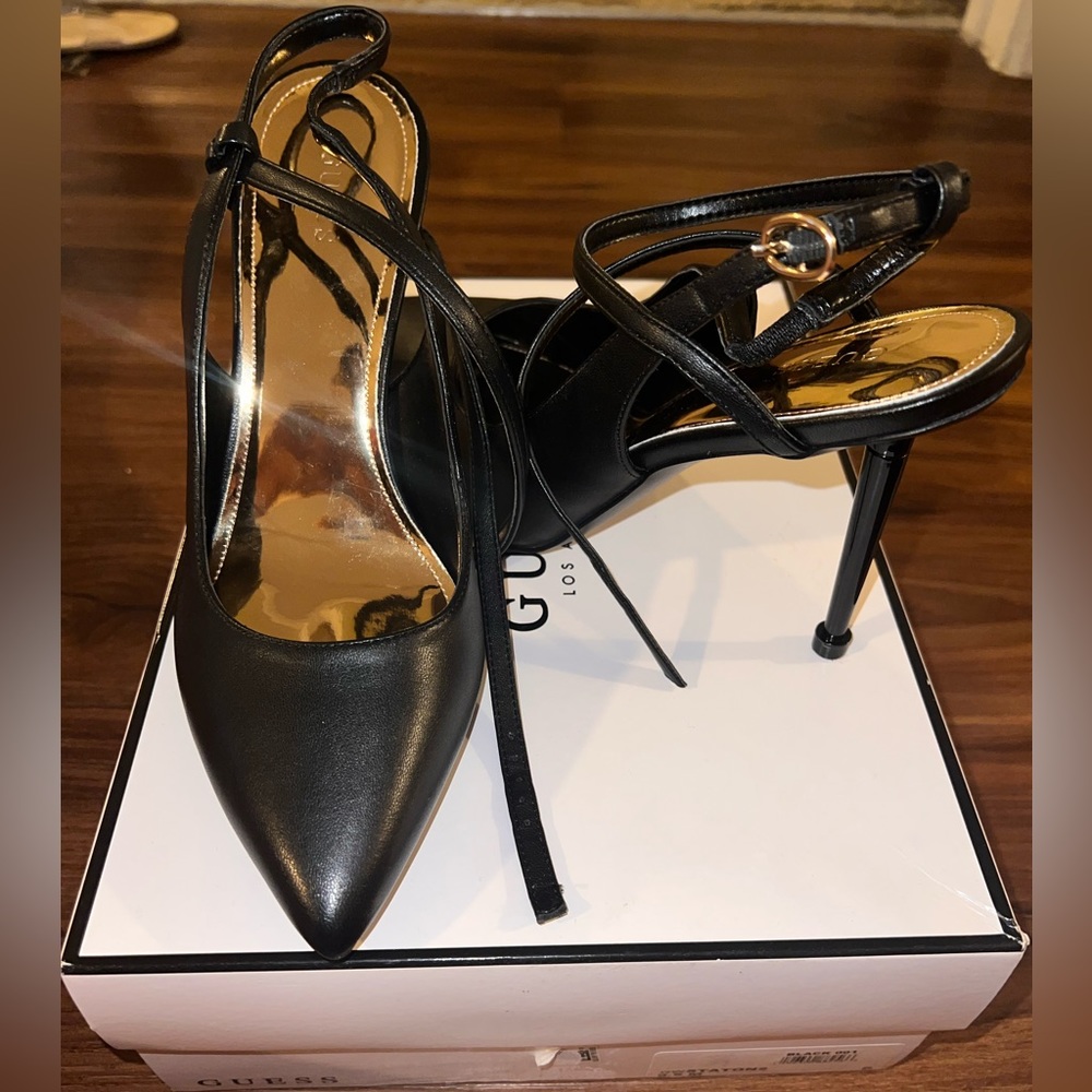 Guess black heels